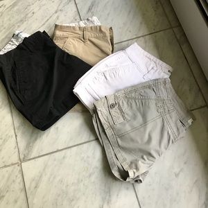4 pairs of shorts